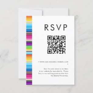 Invitation Ressort série   Code QR mariage RSVP