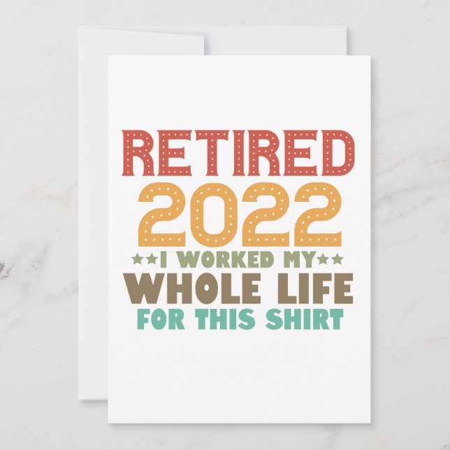 Invitation Retired 2022 (Devant)