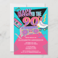 Retour à la fête d'anniversaire des années 90