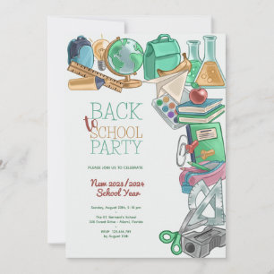 Invitation Retour à la fête scolaire