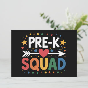 Invitation Retour à l'école Premier jour de pré-maternelle 