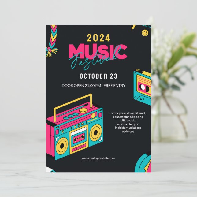 Invitation Retour aux années 90, Retro Music Festival Party (Debout devant)