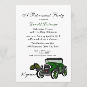 Invitation Retrait de voiture ancienne