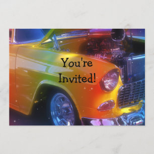 Invitation Retrait Vintage de voiture classique