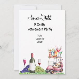 Invitation Retraite de golf pour femme golfeuse