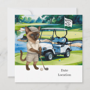Invitation Retraite de golf pour l'invitation des Amoureux de