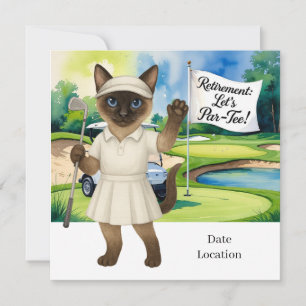 Invitation Retraite de golf pour l'invitation des Amoureux de