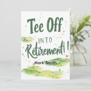 Invitation RETRAITE DE GOLF Retire, Relax & ParTee pour golfe