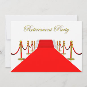 Invitation Retraite de tapis rouge