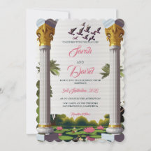 Retraite de Wedding Invite_regal