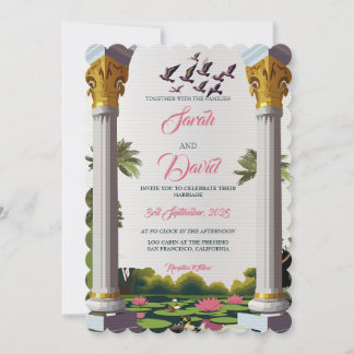 Invitation Retraite de Wedding Invite_regal