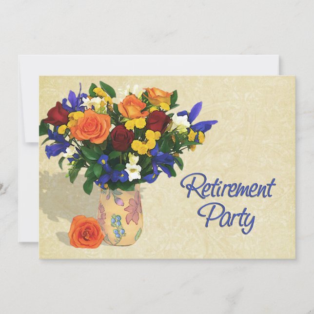 Invitation Retraite des Iris et des nations Roses (Devant)