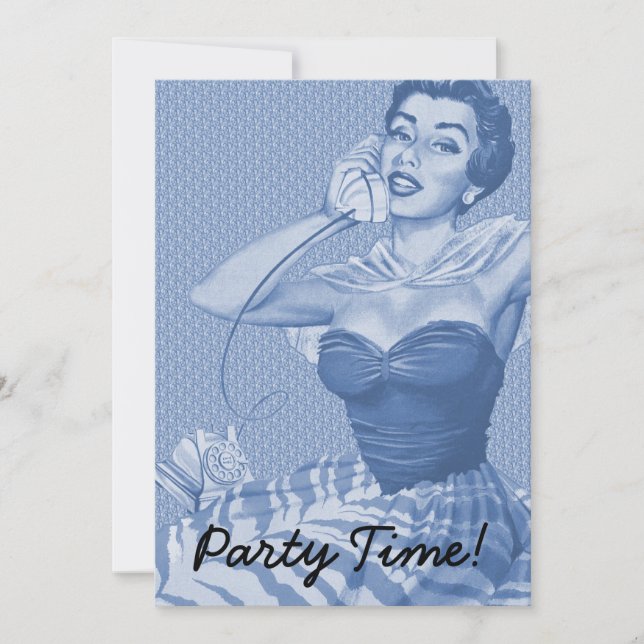 Invitation Retro 1950 (Devant)