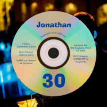 Retro 90s Musique Thème 30e anniversaire Faux CD