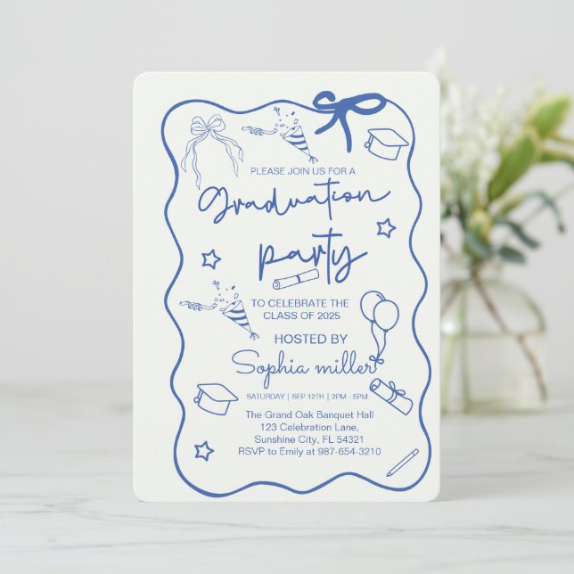 Invitation Rétro à la Soirée de Remise des Diplôme (Debout devant)