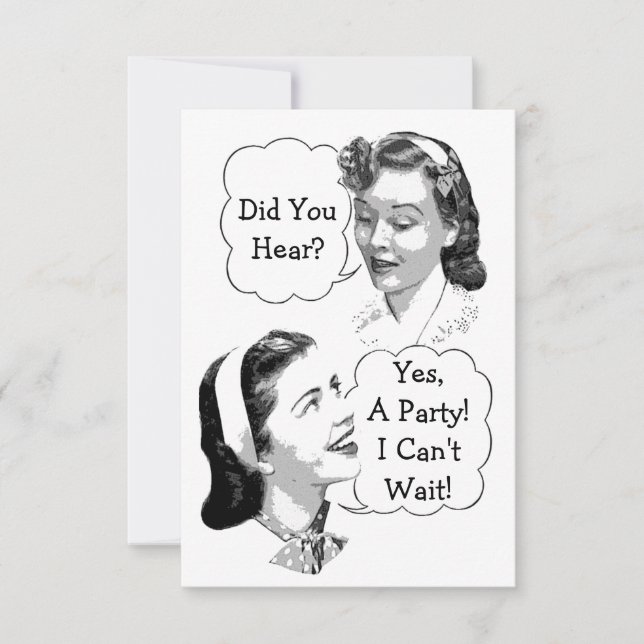 Invitation Retro Anniversaire Party V2 (Devant)