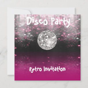 Invitation Retro Disco Party