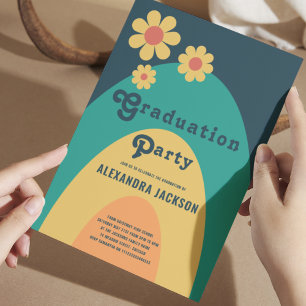 Invitation Retro Graduation Party