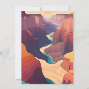 Invitation Retro - Grand Canyon