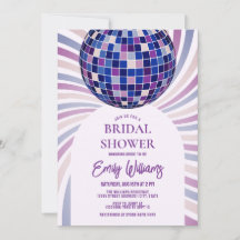Retro Groovy Disco Bridal Shower
