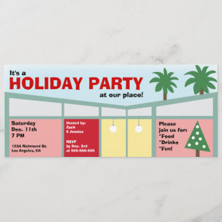 Invitation Retro Holiday Party