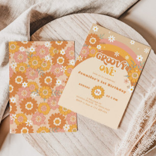 Invitation Retro super un sexe neutre anniversaire
