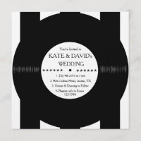 Retro Vinyl Record - Un mariage chic et moderne
