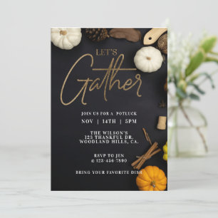 Invitation Retrouvons-nous, Dîner d'action de grâces, Invitat