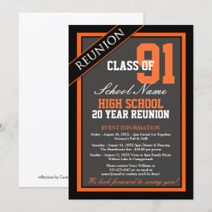 Invitation Réunion classique au lycée
