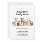 Réunion de famille de vache amusante