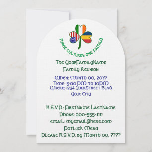 Invitation Réunion de famille des Shamrocks tchadiens irlanda