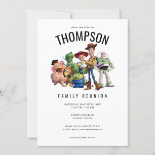 Invitation Réunion de la famille Toy Story