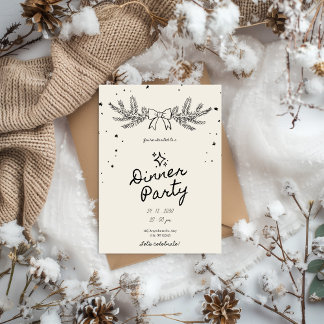 Invitation Réunion de Noël botanique hivernale