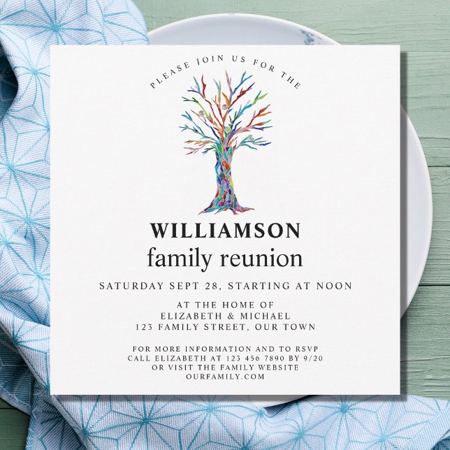 Invitation Réunion familiale (Créateur téléchargé)