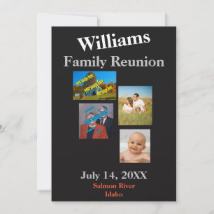 Invitation Réunion familiale Créez votre propre