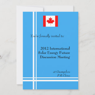 Invitation Réunion professionnelle internationale