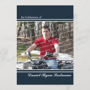 Invitation Réussite avec honneur photo