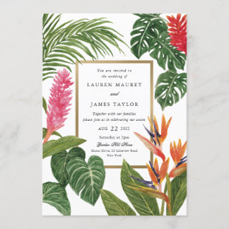 Invitation Rêve tropical