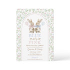 Révélation de genre vintage de lapin de cul bleu o