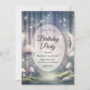 Invitation Rêves de Lanternlight Enchanted Forest