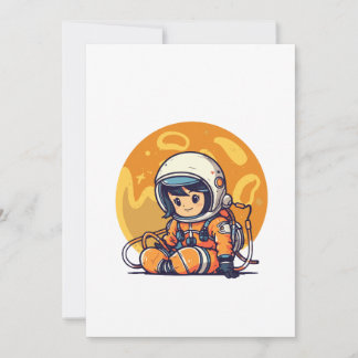 Invitation Rêvez grand, petit astronaute