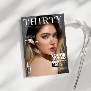 Invitation Revue éditoriale couverture photo 30e anniversaire