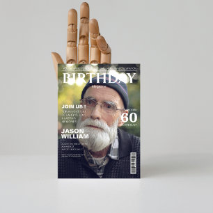 Invitation Revue tendance du 60e anniversaire