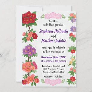 Invitation Rhododendron Beauté Énergie vibrante Essence d'amo