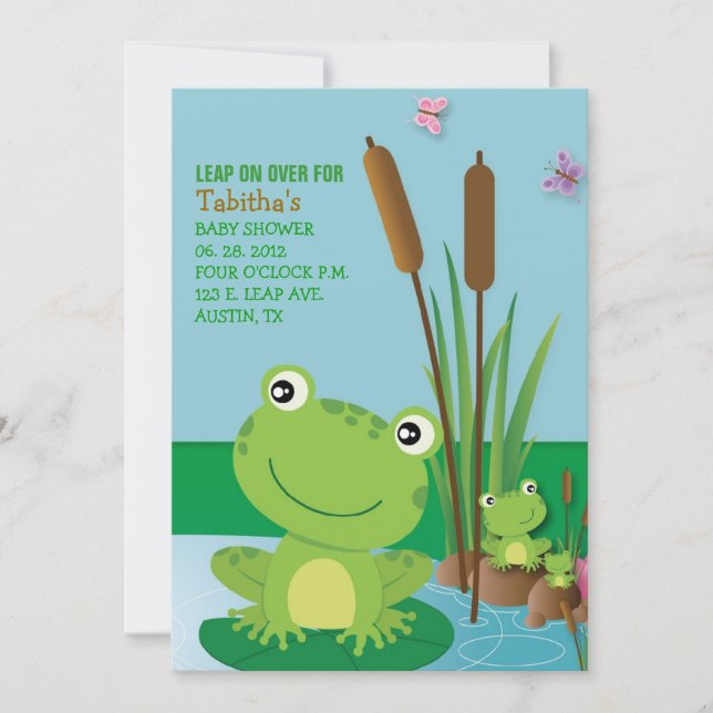 Invitation RIBBIT RIBBIT (Devant)