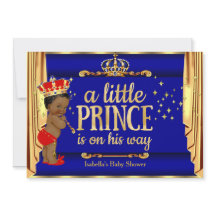 Rideaux rouges bleus royaux Prince Baby Shower Eth