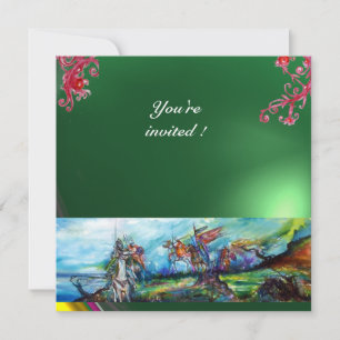 Invitation RIDERS DANS LA TEMPÊTE JEU vert