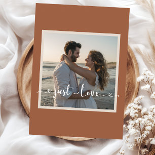 Invitation Rien à redire Just Love désert beige mariage