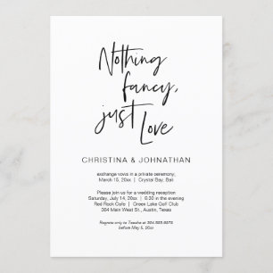 Invitation Rien De Chic, Juste Amour, Noir, Étage