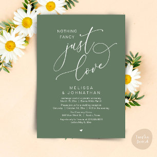 Invitation Rien De Chic, Juste De L'Amour, Réception De Maria